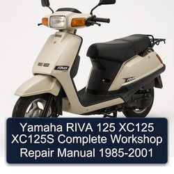 1985-2001 Yamaha Riva Models 125 XC125 XC125S Service Repair Workshop Manual PDF
