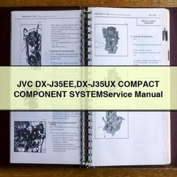 JVC DX-J35EE DX-J35UX Compact Component Systemservice Service Repair Workshop Manual PDF
