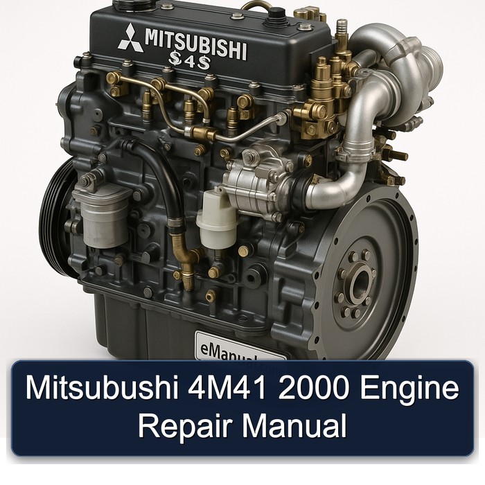 2000 Mitsubishi S 4 Series Mitsubushi 4m41 Engine Service Repair Workshop Manual PDF