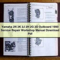 1990 Yamaha 2N 2K 2J 2H 2G 2D Outboard Service Repair Workshop Manual PDF