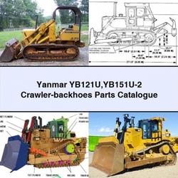 Yanmar YB121U Yb151u-2 Crawler-backhoes Parts Catalog PDF