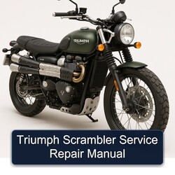 Triumph Scrambler Service Repair Workshop Manual PDF