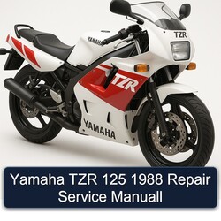 1988 Yamaha TZR Models 125 Manuall Service Repair Workshop Manual PDF