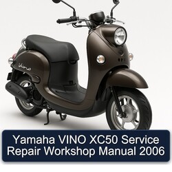 2006 Yamaha Vino XC50 Service Repair Workshop Manual PDF