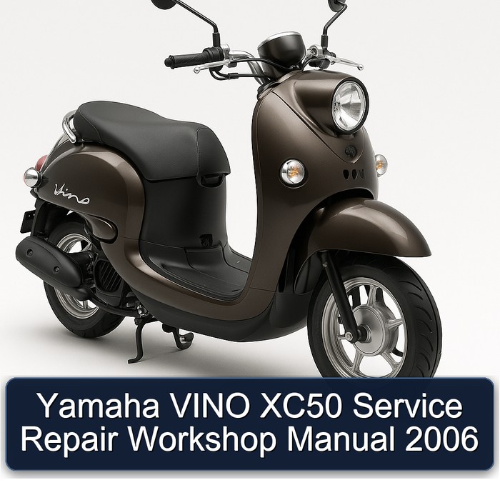 2006 Yamaha Vino XC50 Service Repair Workshop Manual PDF