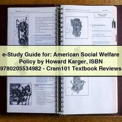 E-STUDY : American Social Welfare Policy Howard Karger Isbn 9780205534982-cram101 Textbook Reviews Service Repair Workshop Manual PDF