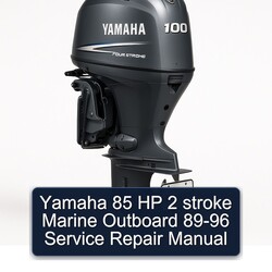 1989-1996 Yamaha 85 HP 2 Stroke Marine Outboard Service Repair Workshop Manual PDF