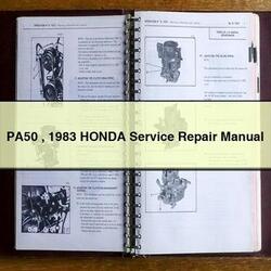 1983 Honda Civic PA50 Service Repair Workshop Manual PDF