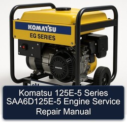 Komatsu 125E-5 Series Saa6d125e-5 Engine Service Repair Workshop Manual PDF
