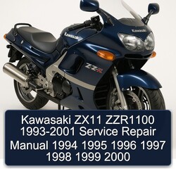 1993-2001 Kawasaki ZZ R Series ZX11 ZZR1100 Service Repair Workshop Manual PDF