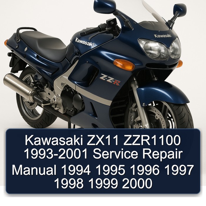 1993-2001 Kawasaki ZZ R Series ZX11 ZZR1100 Service Repair Workshop Manual PDF