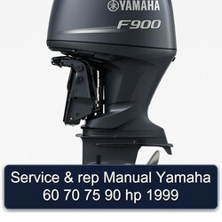  Service & rep Manual Yamaha 60 70 75 90 hp 1999