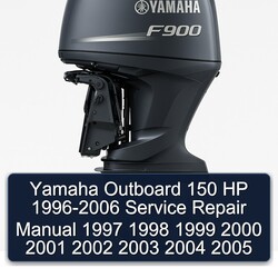 1996-2006 Yamaha Outboard 150 HP Service Repair Workshop Manual PDF