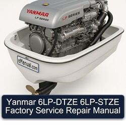 Yanmar 6LP-DTZE 6LP-STZE Service Repair Workshop Manual PDF