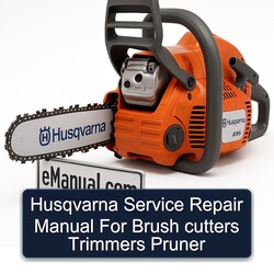Husqvarna Brush Cutters Trimmers Pruner Service Repair Workshop Manual PDF