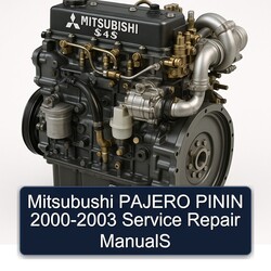 2000-2003 Mitsubishi S 4 Series Mitsubushi Pajero Pinin Service Repair Workshop Manual PDF