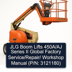 JLG Boom Lifts 450a/aj Series II Global / (p/n: 3121180) Service Repair Workshop Manual PDF