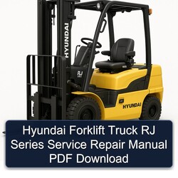 Hyundai Forklift Truck RJ Series Service Repair Workshop Manual PDF