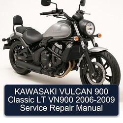 2006-2009 Kawasaki Vulcan 900 Classic LT VN900 Service Repair Workshop Manual PDF