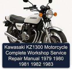 1979-1983 Kawasaki KZ Series KZ1300 Motorcycle Service Repair Workshop Manual PDF