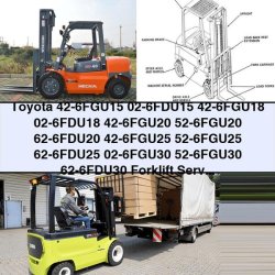 Toyota 42-6fgu15, 02-6fdu15, 42-6fgu18, 02-6fdu18, 42-6fgu20, 52-6fgu20, 62-6fdu20, 42-6fgu25, 52-6fgu25, Service Repair Workshop Manual PDF