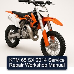 2014 KTM 65 Service Repair Workshop Manual PDF