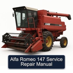 Alfa Romeo 147 Service Repair Workshop Manual PDF