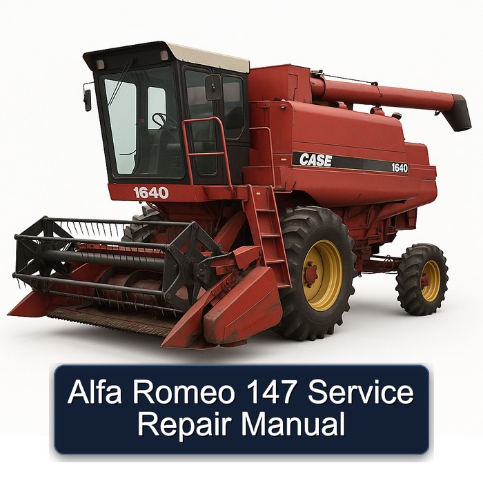 Alfa Romeo 147 Service Repair Workshop Manual PDF