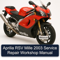 2003 Aprilia RSV Models Mille Service Repair Workshop Manual PDF