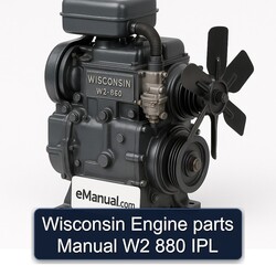 Wisconsin W2 880 Engine Parts IPL Catalog PDF