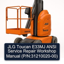 JLG Toucan E33MJ Ansi (p/n:31210020-00) Service Repair Workshop Manual PDF