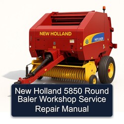 New Holland 5850 Round Baler Service Repair Workshop Manual PDF