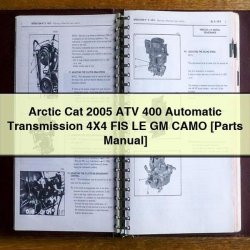 2005 Arctic CAT ATV 400 Automatic Transmission 4x4 FIS LE GM Camo [parts ] Parts Catalog PDF
