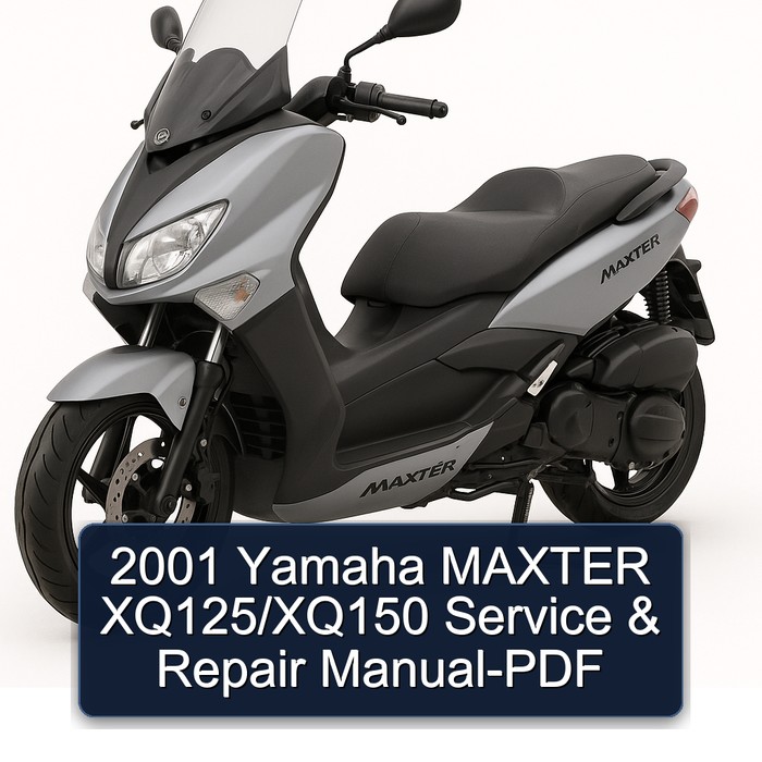 2001 Yamaha Maxter Xq125/xq150 Service Repair Workshop Manual PDF