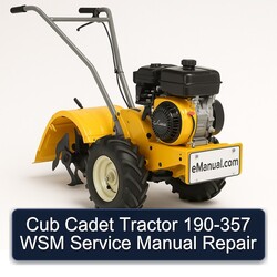 Cub Cadet Tractor 190-357 WSM Service Repair Workshop Manual PDF