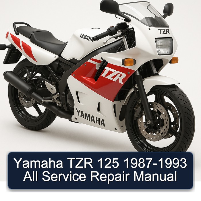 1987-1993 Yamaha TZR Models 125 - All Service Repair Workshop Manual PDF