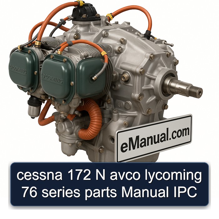 Lycoming 76 Series Cessna 172 N Avco Parts IPC Catalog PDF
