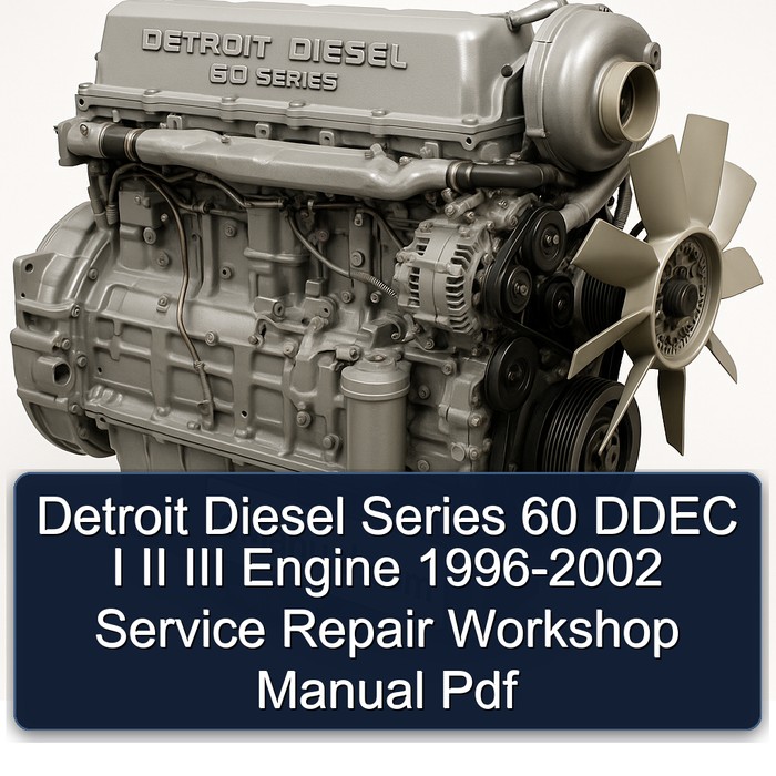 1996-2002 Detroit Diesel 60 Series Ddec I II III Engine Service Repair Workshop Manual PDF