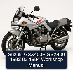 1982-1984 Suzuki GSX Series GSX400F GSX400 83 Service Repair Workshop Manual PDF