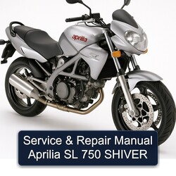 Aprilia Shiver SL 750 Service Repair Workshop Manual PDF