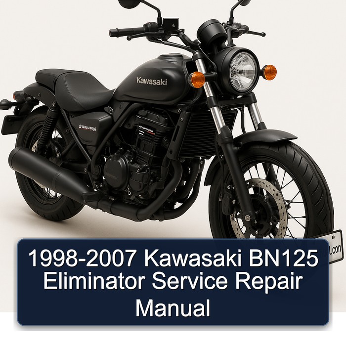 1998-2007 Kawasaki Eliminator BN125 Service Repair Workshop Manual PDF