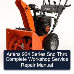 Ariens 924 Series Sno Thro Service Repair Workshop Manual PDF