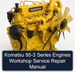 Komatsu 95 3 Series Engines Service Repair Workshop Manual PDF