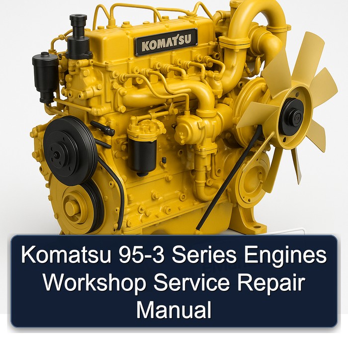 Komatsu 95 3 Series Engines Service Repair Workshop Manual PDF