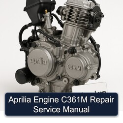 Aprilia Engine C361M Service Repair Workshop Manual PDF