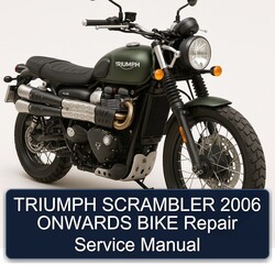 2006 Triumph Scrambler Onwards Bike Service Repair Workshop Manual PDF