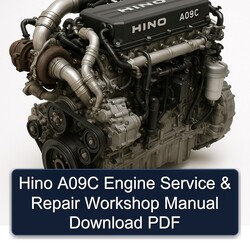 Hino A09C Engine Service Repair Workshop Manual PDF