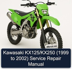 1999-2002 Kawasaki KX Series Kx125/kx250 Service Repair Workshop Manual PDF
