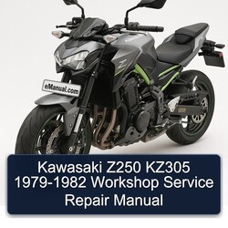 1979-1982 Kawasaki Z Series Z250 KZ305 Service Repair Workshop Manual PDF
