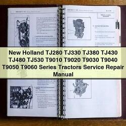 New Holland TJ280 TJ330 TJ380 TJ430 TJ480 TJ530 T9010 T9020 T9030 T9040 T9050 T9060 Series Tractors Service Repair Workshop Manual PDF